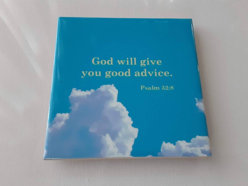 Coasters with Bible verses